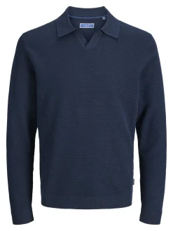 Jack & Jones Herren Strickpullover - JPRbluriley in marine