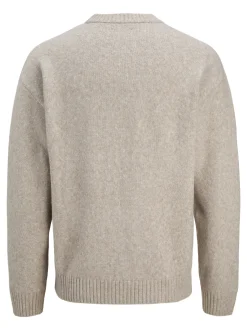 Jack & Jones Herren Strickpullover - JJEsoho Ollie in beige