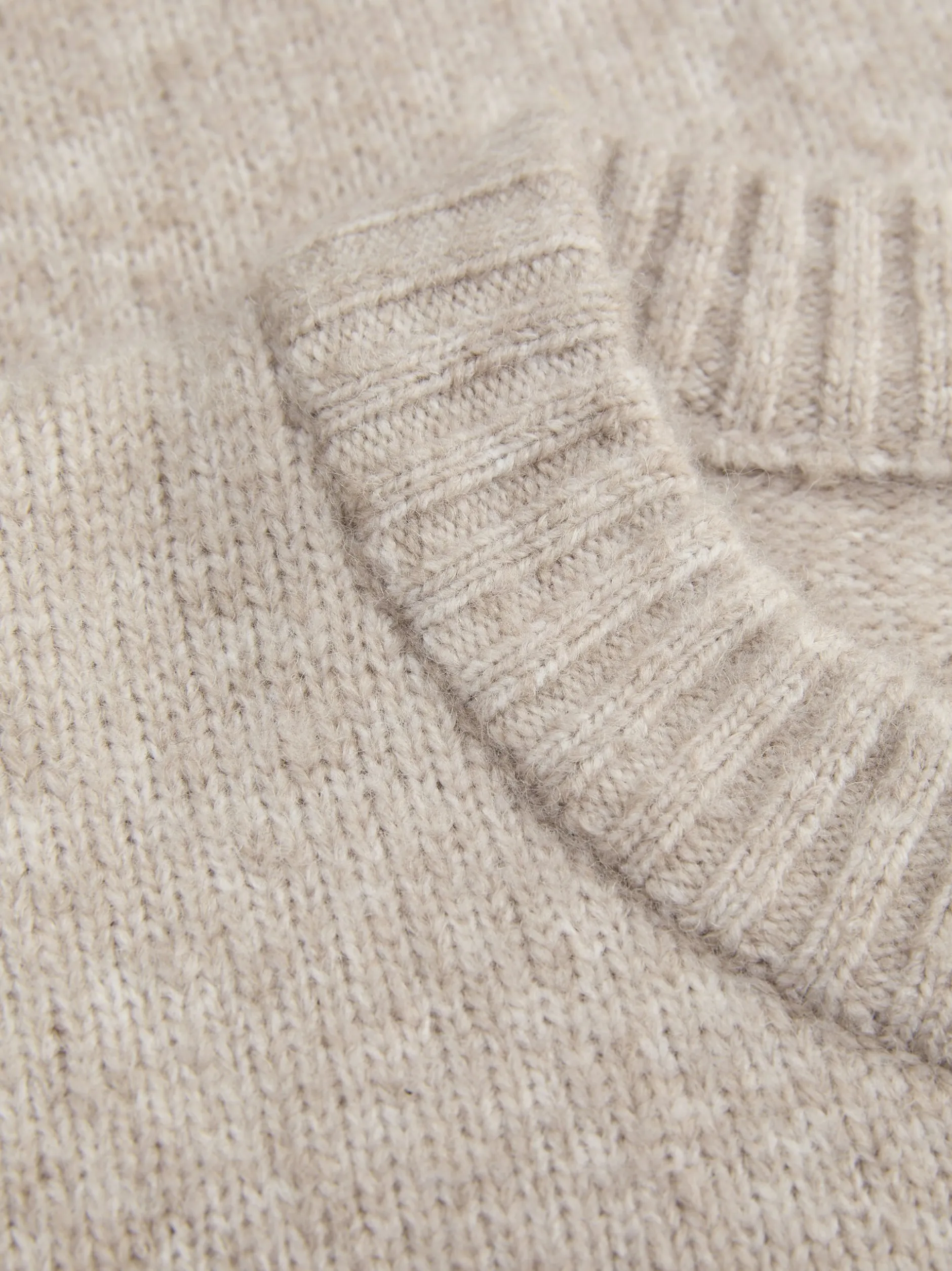 Jack & Jones Herren Strickpullover - JJEsoho Ollie in beige