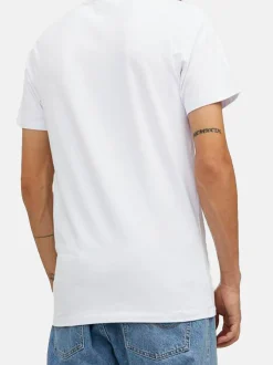 Jack & Jones Herren T-Shirt - 3er Pack Basic in weiß