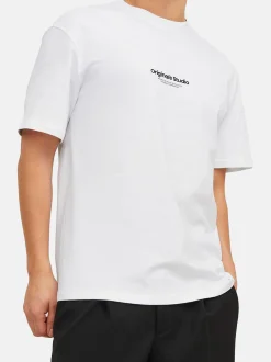 Jack & Jones Herren T-Shirt - 2er Pack Jorvesterbro in weiß