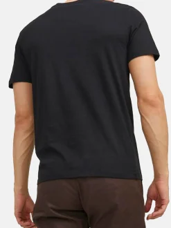 Jack & Jones Herren T-Shirt - 3er Pack Corp in anthrazit