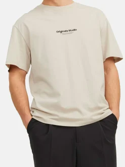 Jack & Jones Herren T-Shirt - 2er Pack Jorvesterbro in braun