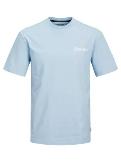 Jack & Jones Herren T-Shirt in hellblau - Ärmel: kurzarm