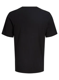 Jack & Jones Herren T-Shirt in schwarz - Ärmel: kurzarm