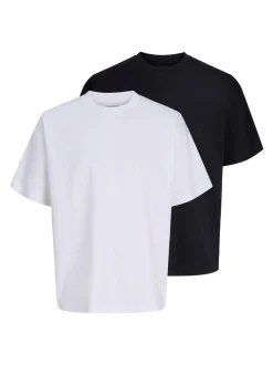 Jack & Jones Herren T-Shirts - Barron Tee im 2er-Pack in mehrfarbig