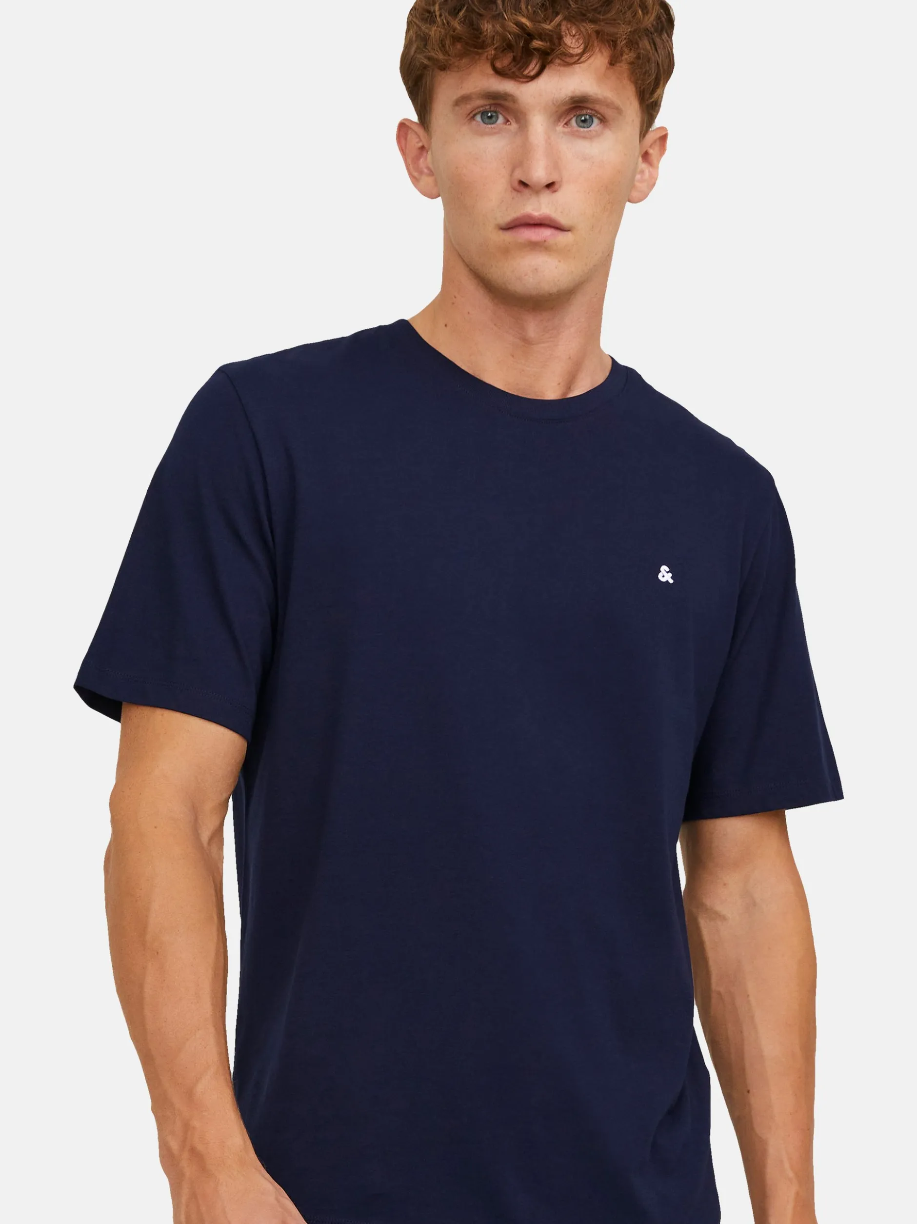 Jack & Jones Herren T-Shirts im 3er-Pack in blau
