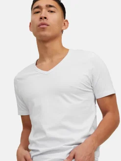 Jack & Jones Herren T-Shirts im 5er-Pack in schwarz