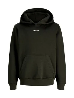 Jack & Jones Junior Jungen Kapuzenpullover in grau