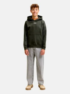 Jack & Jones Junior Jungen Kapuzenpullover in grau