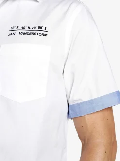 Jan Vanderstorm Herren Doppelpack Hemd - EVIN in weiß blau