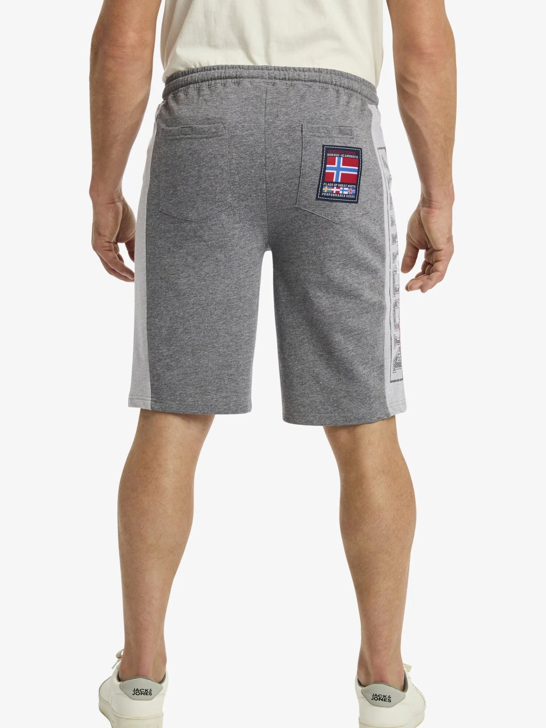Jan Vanderstorm Herren Doppelpack Shorts - HARAL in grau blau