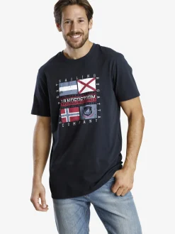 Jan Vanderstorm Herren Doppelpack T-Shirt - PREBEN in blau