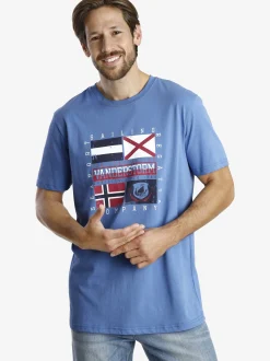 Jan Vanderstorm Herren Doppelpack T-Shirt - PREBEN in blau