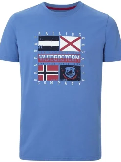 Jan Vanderstorm Herren Doppelpack T-Shirt - PREBEN in blau