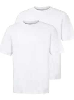 Jan Vanderstorm Herren Doppelpack T-Shirt - ERKE in weiß