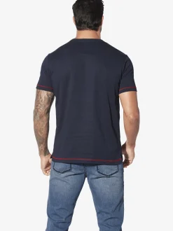 Jan Vanderstorm Herren Doppelpack T-Shirt - BALDEN in weiß blau