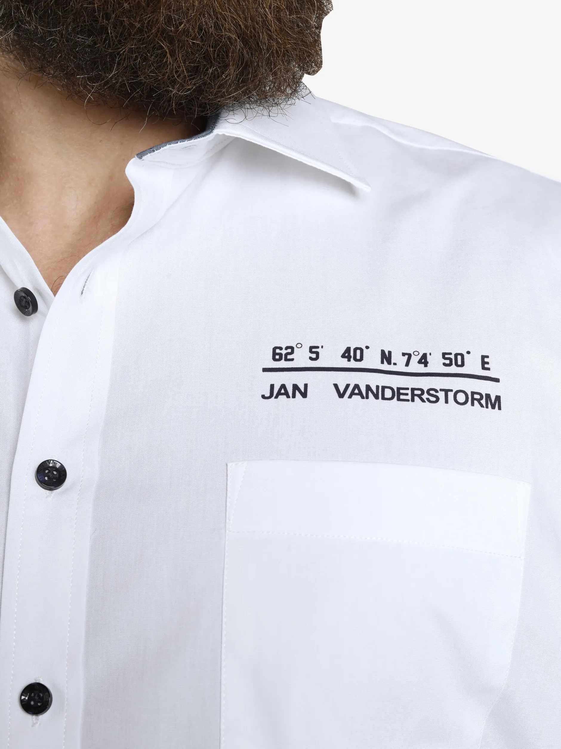 Jan Vanderstorm Herren Doppelpack Hemd - EVIN in weiß blau