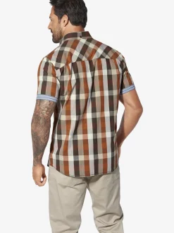 Jan Vanderstorm Herren Doppelpack Hemd - GJELLE in orange blau
