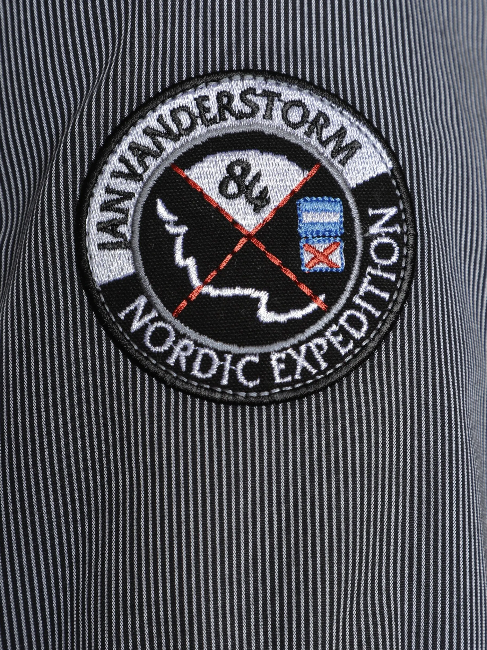Jan Vanderstorm Herren Hemd - AABEL in schwarz