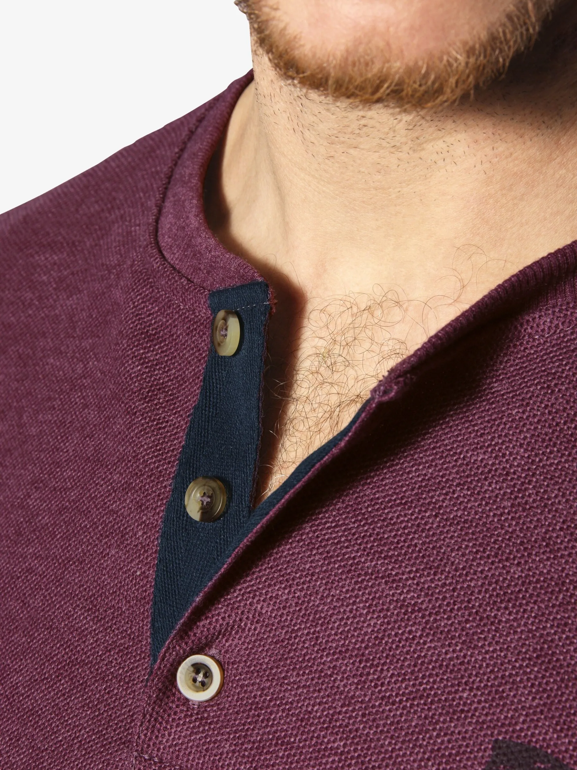 Jan Vanderstorm Herren Langarmshirt - IVOR in rot