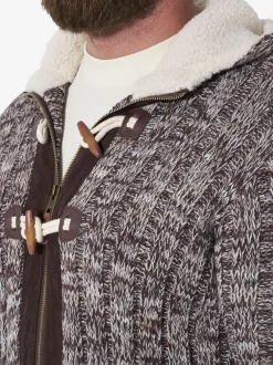 Jan Vanderstorm Herren Outdoor Strickjacke - EIRBORG in braun