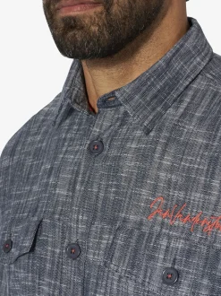 Jan Vanderstorm Herren Outdoorhemd - KERLIN in blau