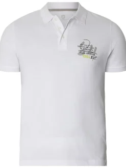 Jan Vanderstorm Herren Poloshirt - MAUNOR in weiß