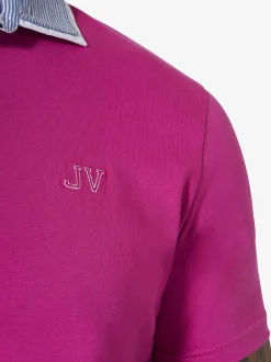 Jan Vanderstorm Herren Poloshirt - DANHY in pink