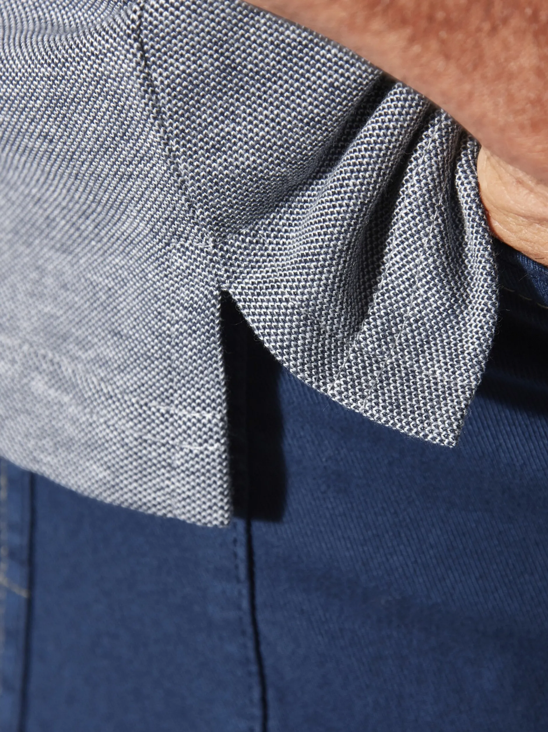 Jan Vanderstorm Herren Poloshirt - HERFINN in blau