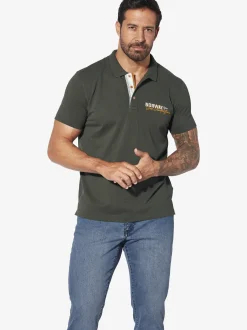 Jan Vanderstorm Herren Poloshirt - JAKOV in oliv