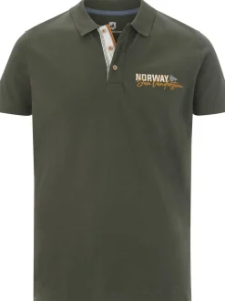Jan Vanderstorm Herren Poloshirt - JAKOV in oliv