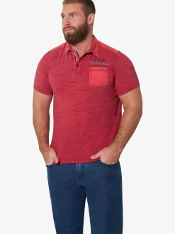 Jan Vanderstorm Herren Poloshirt - HEMPA in rot