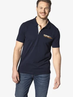 Jan Vanderstorm Herren Poloshirt - JAKOV in blau