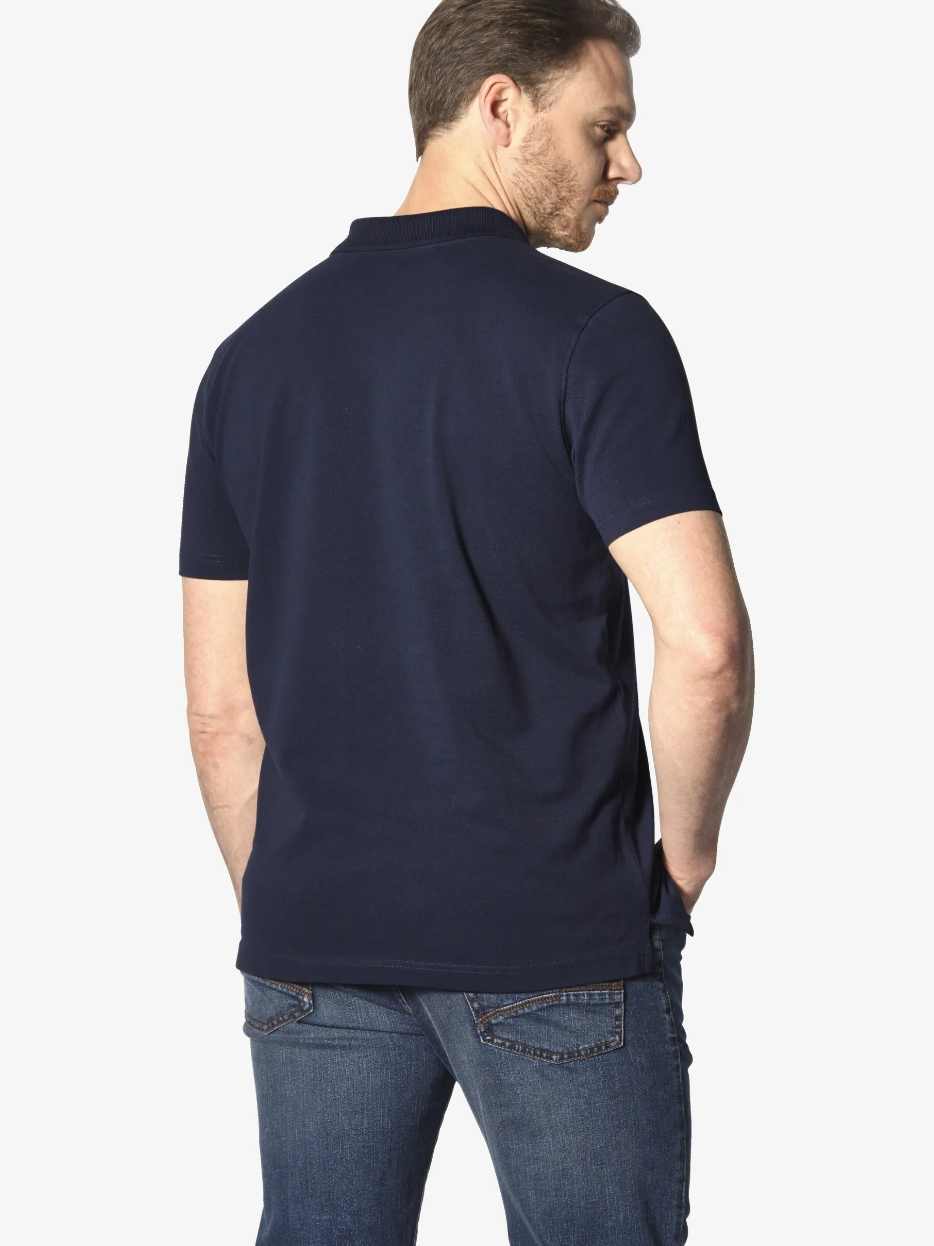 Jan Vanderstorm Herren Poloshirt - JAKOV in blau