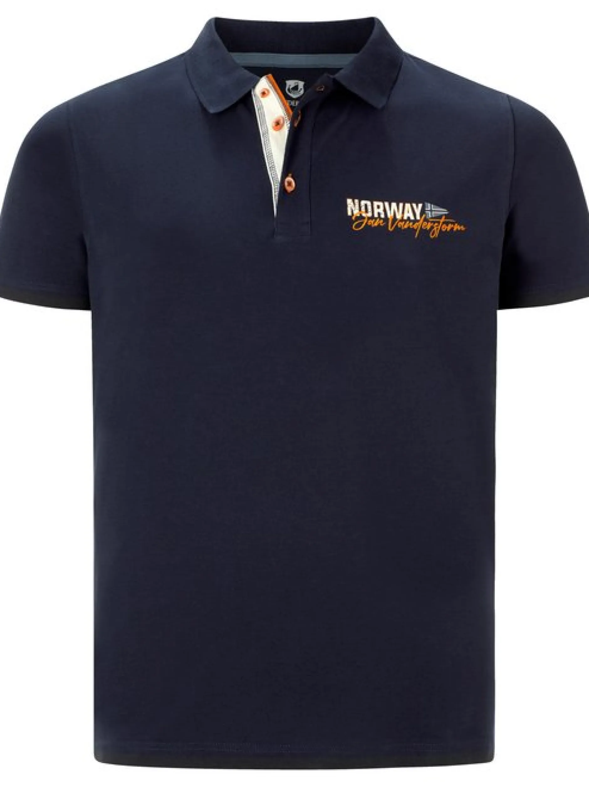 Jan Vanderstorm Herren Poloshirt - JAKOV in blau