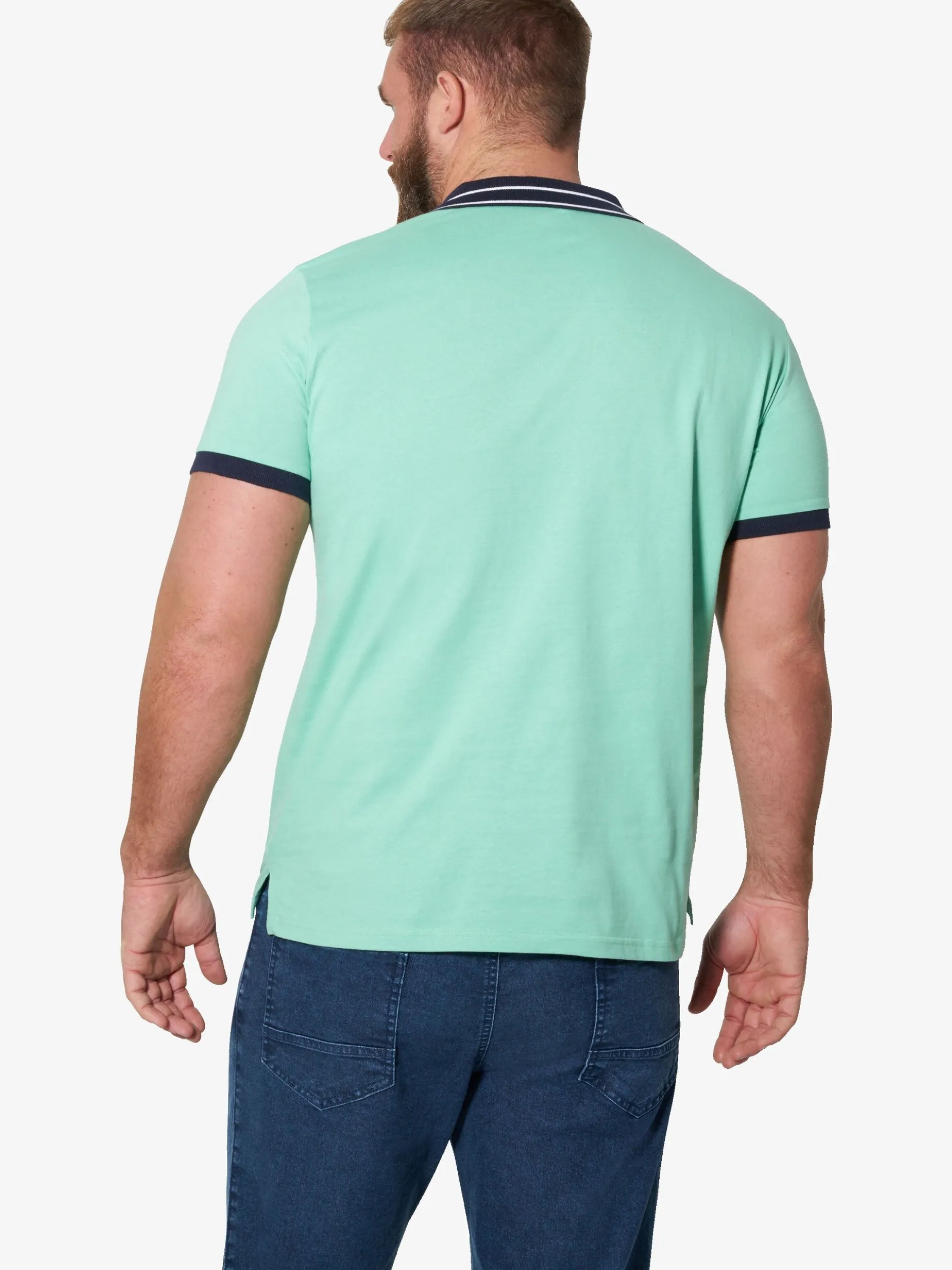 Jan Vanderstorm Herren Poloshirt - SKALLE im 2er-Pack in grün