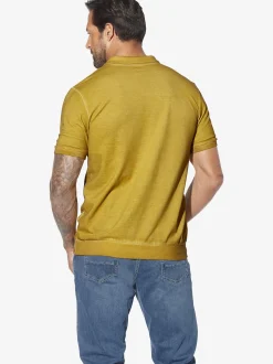 Jan Vanderstorm Herren Poloshirt - MORKSTAD in gelb