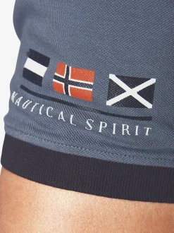 Jan Vanderstorm Herren Poloshirt - LARSDAL in blau