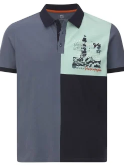 Jan Vanderstorm Herren Poloshirt - LARSDAL in blau