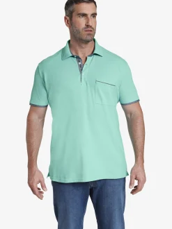 Jan Vanderstorm Herren Poloshirt - MELKER in türkis