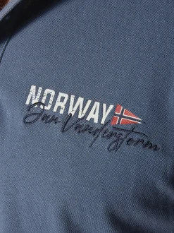 Jan Vanderstorm Herren Poloshirt - JAKOV in blau