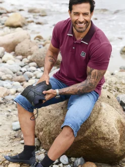 Jan Vanderstorm Herren Poloshirt - MORLAN in rot