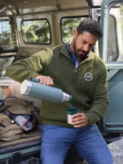 Jan Vanderstorm Herren Pullover - RAGNARLOD in oliv
