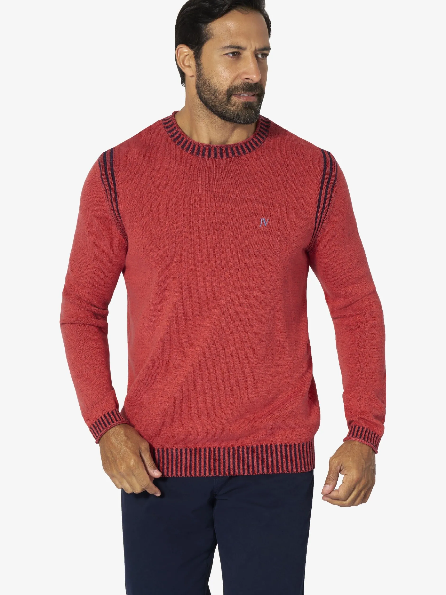 Jan Vanderstorm Herren Pullover - GERTLUND in orange