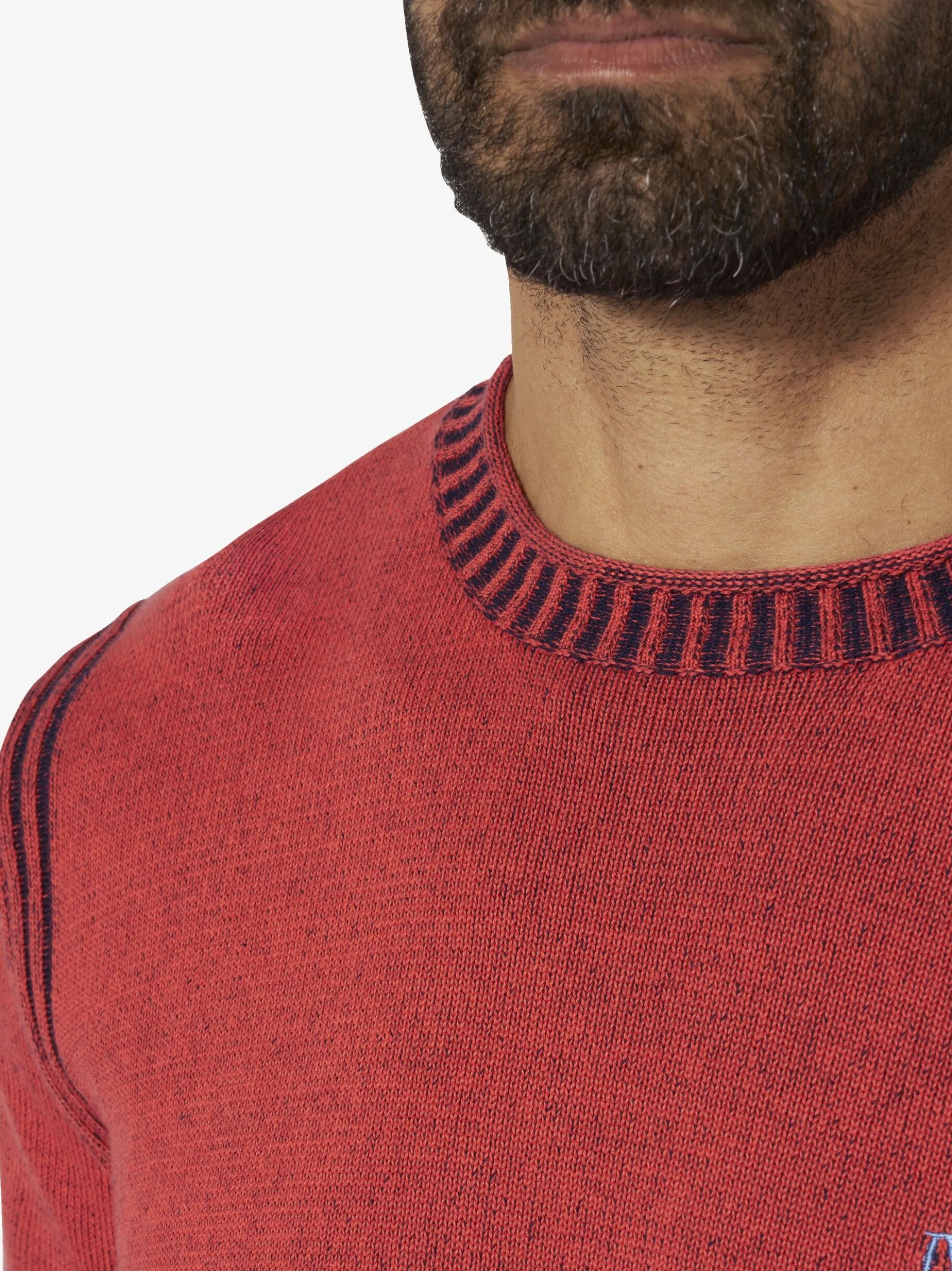 Jan Vanderstorm Herren Pullover - GERTLUND in orange