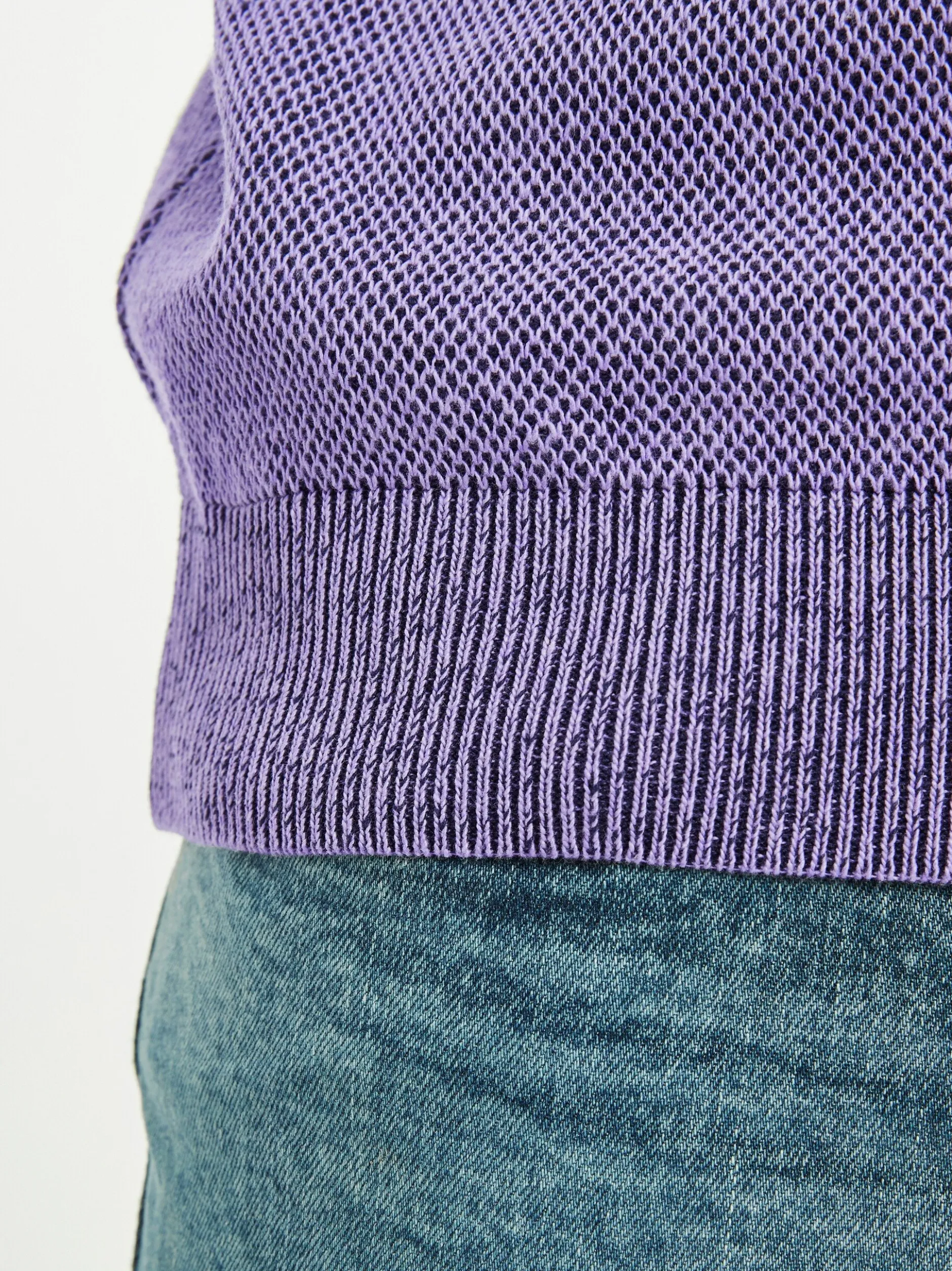Jan Vanderstorm Herren Pullover - KEIMO in lila