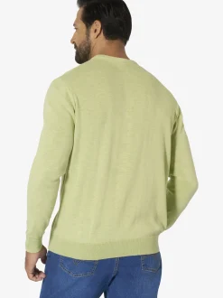 Jan Vanderstorm Herren Pullover - ENDRICH in lind
