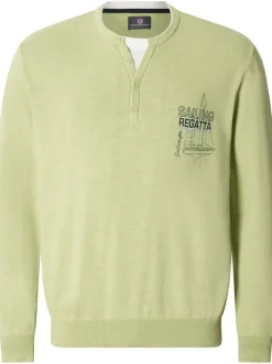 Jan Vanderstorm Herren Pullover - ENDRICH in lind
