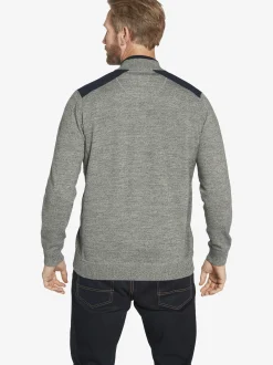 Jan Vanderstorm Herren Pullover - DAIN in grau